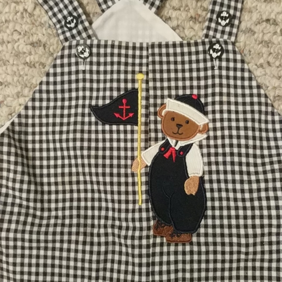 Great Guy Other - 🎉Host Pick🎉 Toddler sailor bear overall shorts & polo shirt
